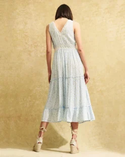 Nobody's Child Stephe Monika Ditsy Print Sun Dress| Blue -MONSON Clothing Shop y01xt838504c