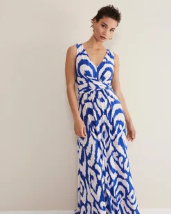 Phase Eight Artemis Jersey Print Maxi Dress| Blue Multi-coloured 11 Phase Eight Artemis Jersey Print Maxi Dress| Blue Multi-coloured -MONSON Clothing Shop y01yu084687s