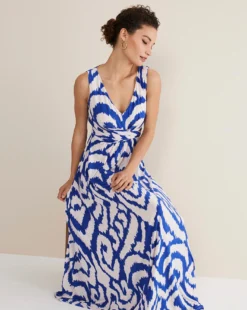 Phase Eight Artemis Jersey Print Maxi Dress| Blue Multi-coloured 9 Phase Eight Artemis Jersey Print Maxi Dress| Blue Multi-coloured -MONSON Clothing Shop y01yu084688s