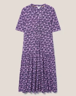 White Stuff Sabina Jersey Dress| Pink Multi-coloured -MONSON Clothing Shop y01yu202673s