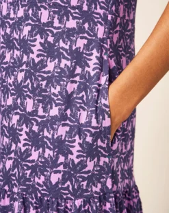 White Stuff Sabina Jersey Dress| Pink Multi-coloured -MONSON Clothing Shop y01yu202676s