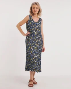 Julipa Reversible Dress| Navy Print