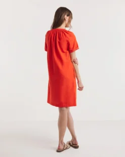 Julipa Linen Shift Dress| Red 5 Julipa Linen Shift Dress| Red -MONSON Clothing Shop y07eg542753w
