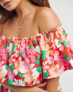 Value Bardot Beach Dress| Floral Print 7 Value Bardot Beach Dress| Floral Print -MONSON Clothing Shop z01pq764726w